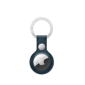 AirTag marine leather keyring